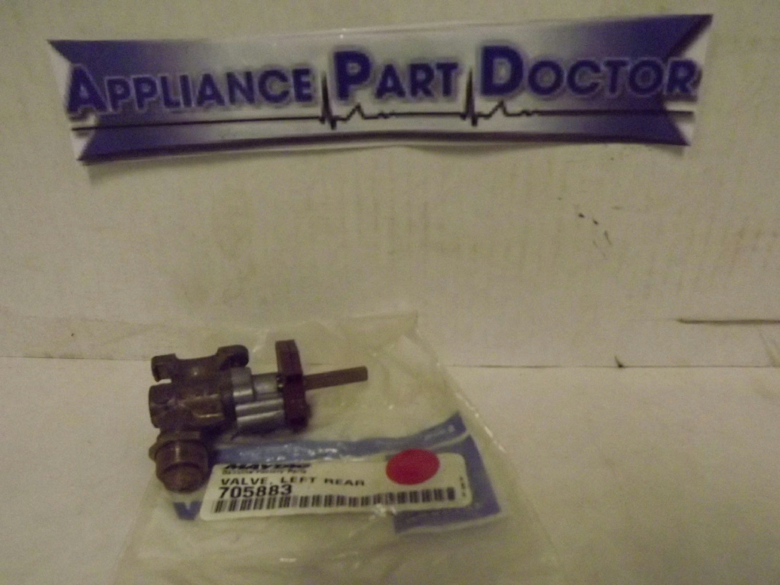 MAYTAG WHIRLPOOL STOVE 705883 VALVE (LR) NEW