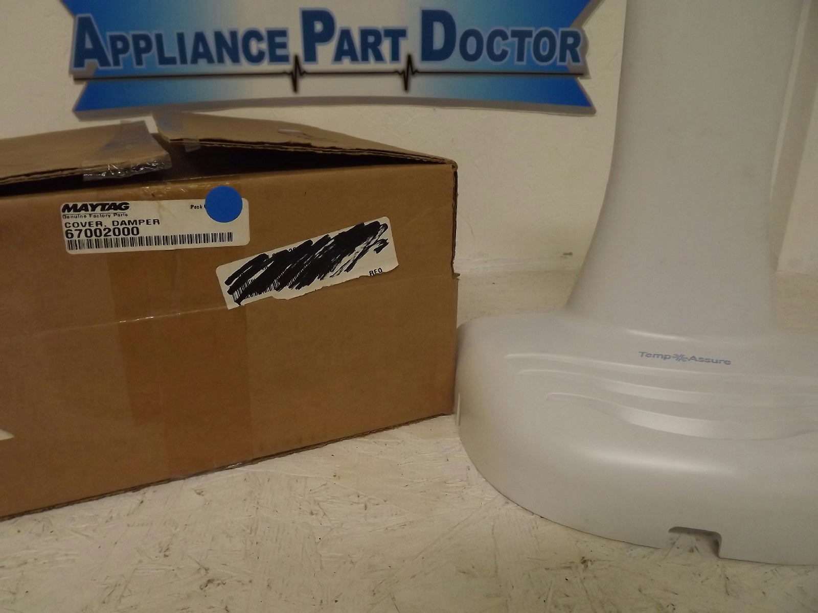 MAYTAG WHIRLPOOL REFRIGERATOR 67002000 DAMPER COVER NEW