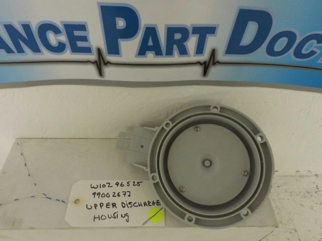 MAYTAG AMANA DISHWASHER W10296525 99002677 UPPER DISCHARGE HOUSING USED