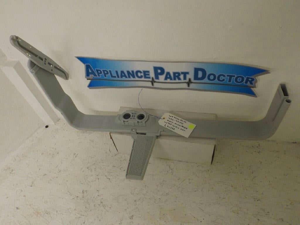 MAYTAG DISHWASHER WP99002642 WP6-917644 MAIN MANIFOLD WASH ARM & FILTER USED