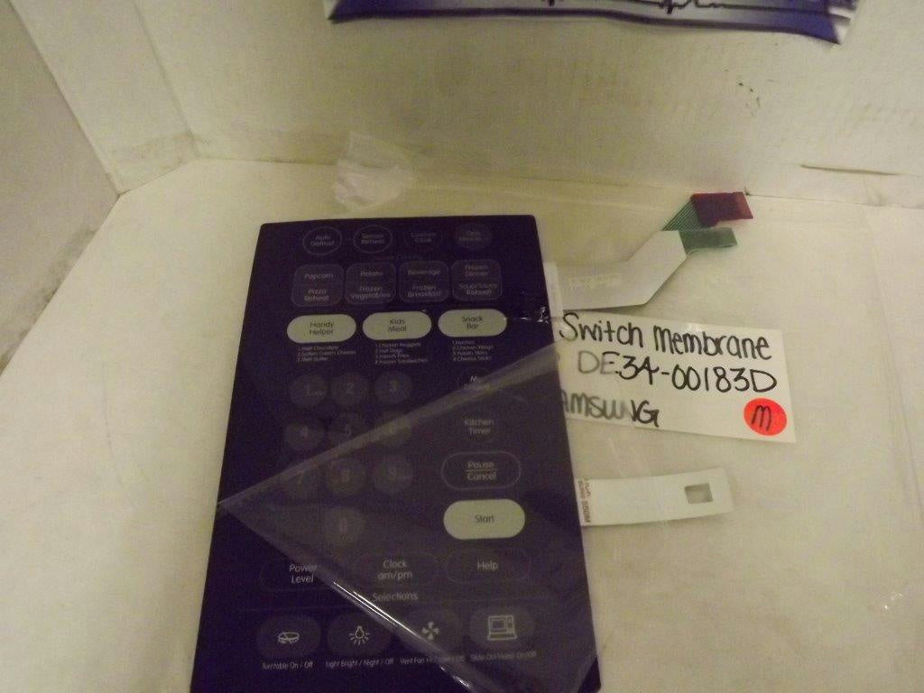 SAMSUNG WHIRLPOOL MICROWAVE DE34-00183D SWITCH MEMBRANE NEW