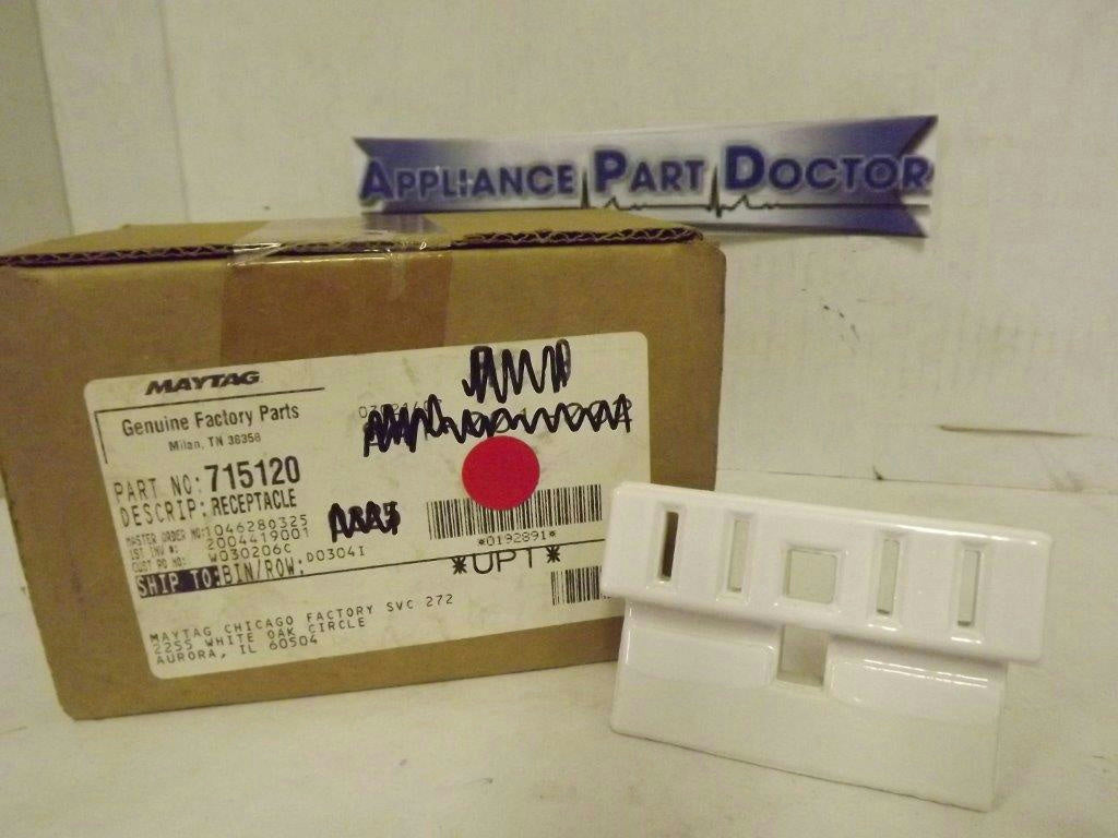 MAYTAG WHIRLPOOL STOVE 715120 RECEPTACLE NEW