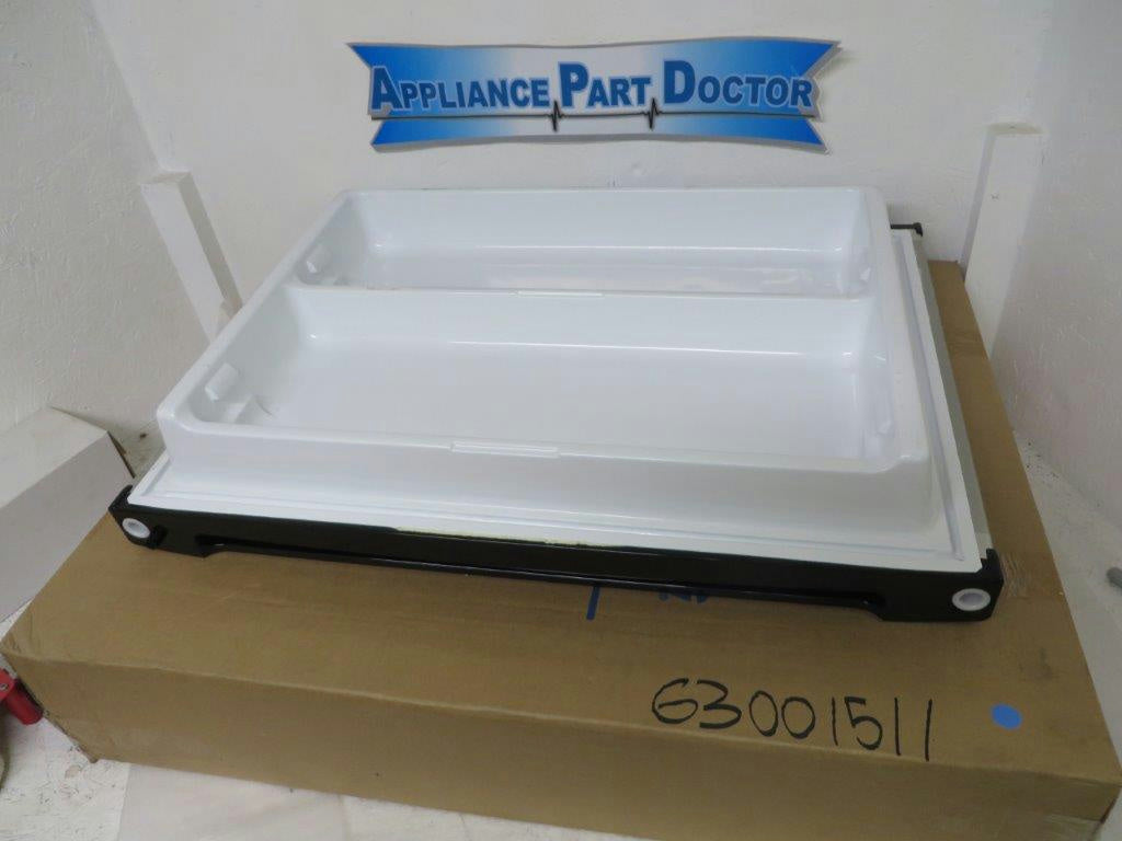MAYTAG WHIRLPOOL REFRIGERATOR 63001511 FREEZER DOOR ASSY (STNLS) NEW