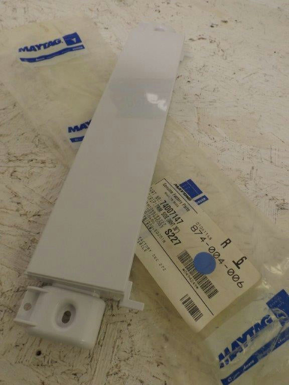 MAYTAG WHIRLPOOL STOVE 74007147 SIDE TRIM (WHT) 30 NEW