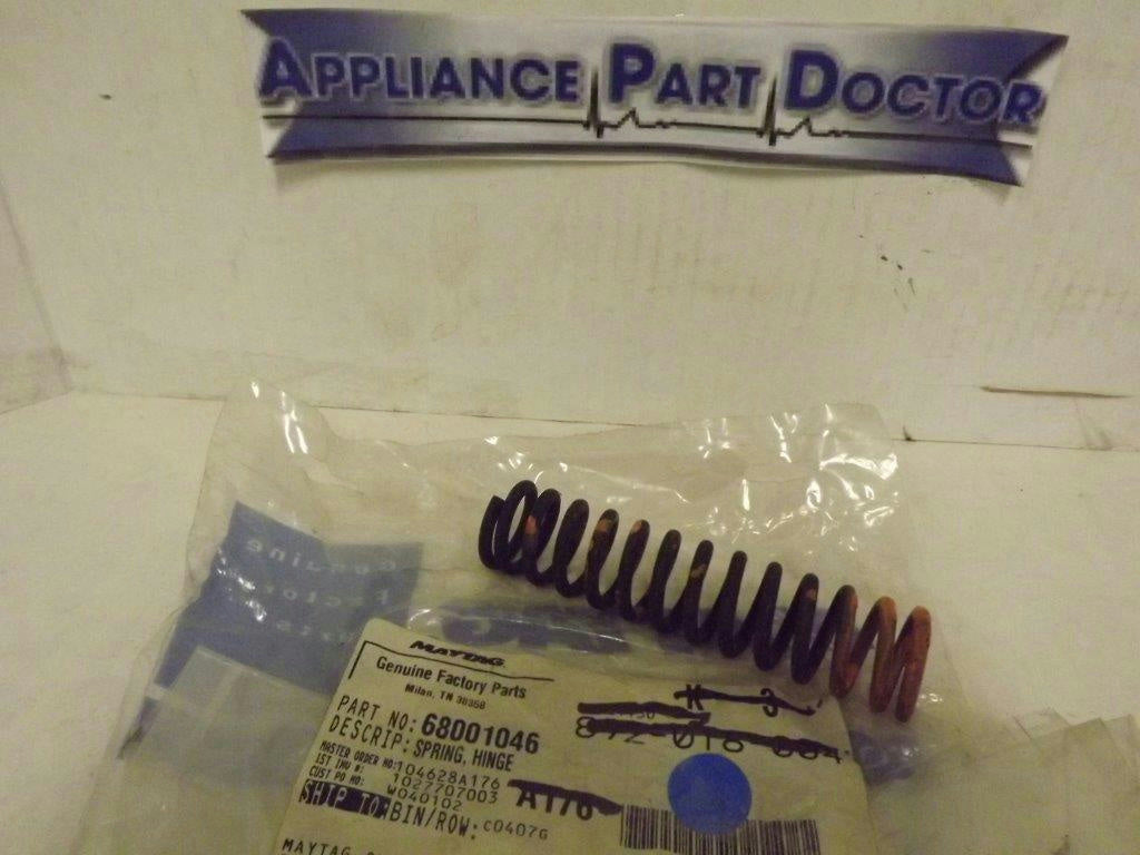 MAYTAG WHIRLPOOL REFRIGERATOR 68001046 HINGE SPRING NEW