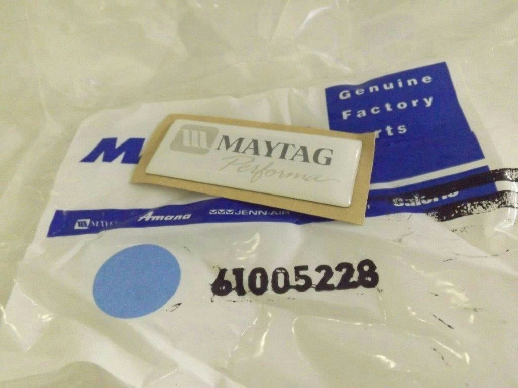 MAYTAG WHIRLPOOL REFRIGERATOR 61005228 NAME TAG NEW