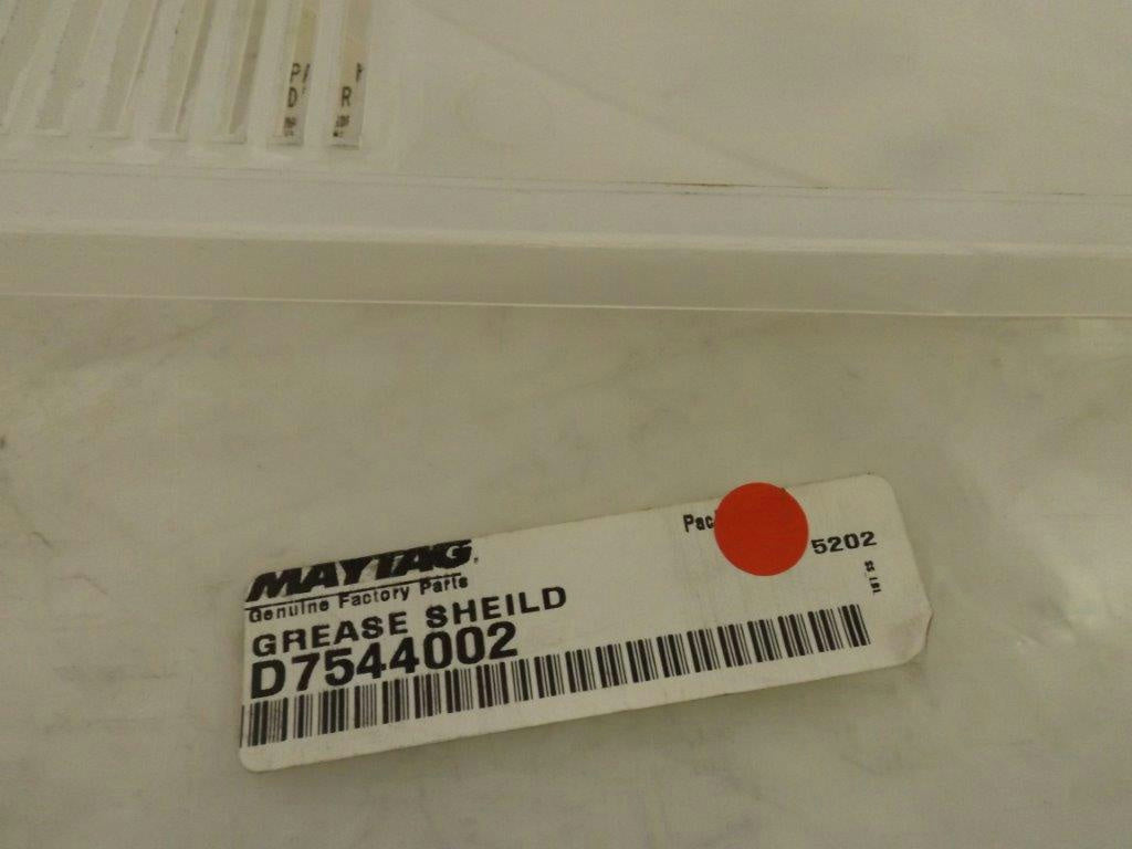 MAYTAG WHIRLPOOL STOVE D7544002 GREASE SHIELD NEW