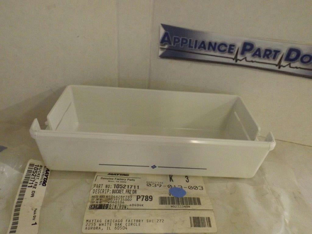 MAYTAG WHIRLPOOL REFRIGERATOR 10521711 FRZ DOOR BIN NEW