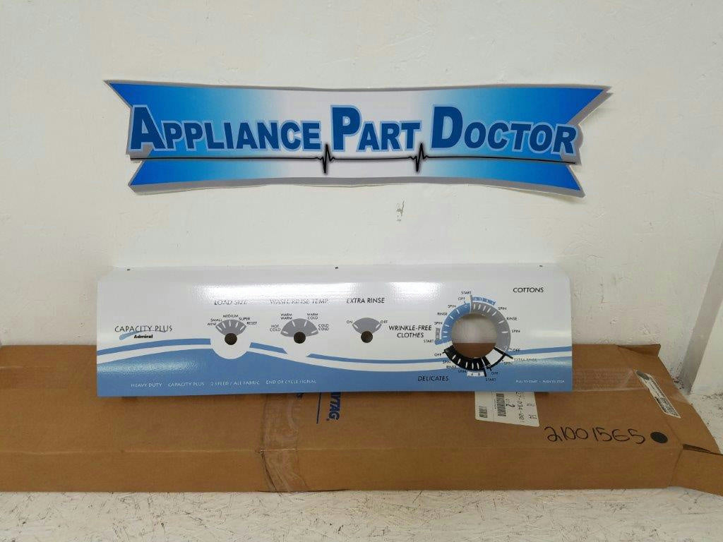 MAYTAG WHIRLPOOL WASHER 21001565 CONTROL PANEL (WHT) NEW
