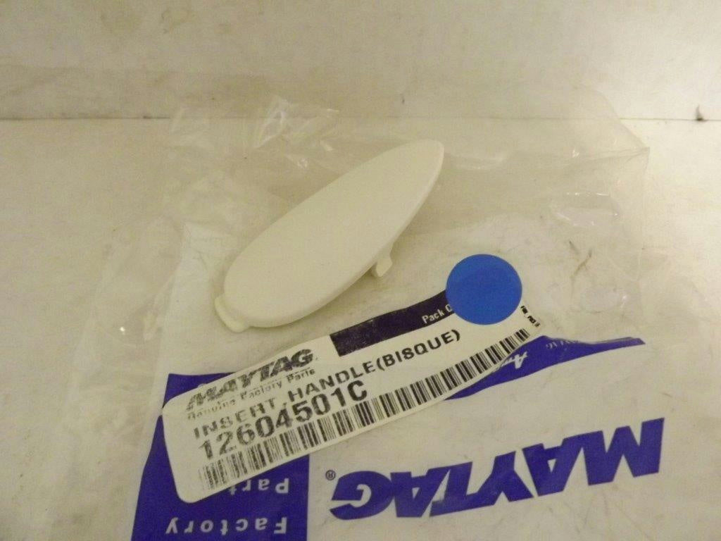 MAYTAG WHIRLPOOL REFRIGERATOR 12604501C HANDLE INSERT (BSQ) NEW