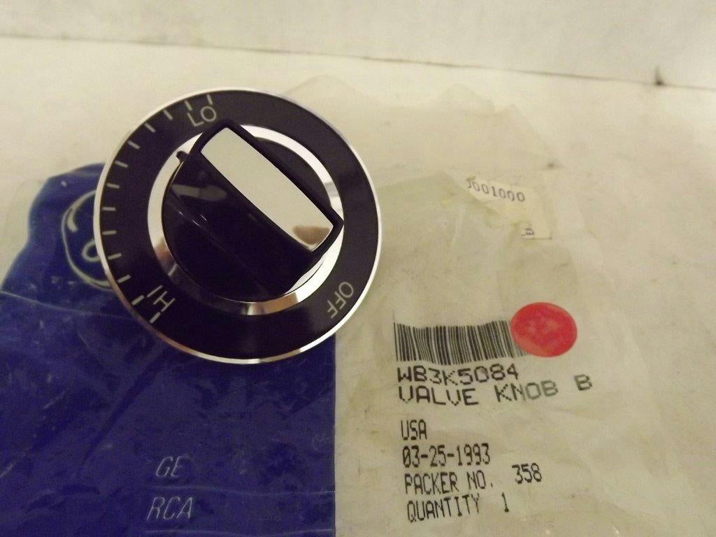 GENERAL ELECTRIC STOVE WB3K5084 VALVE KNOB NEW