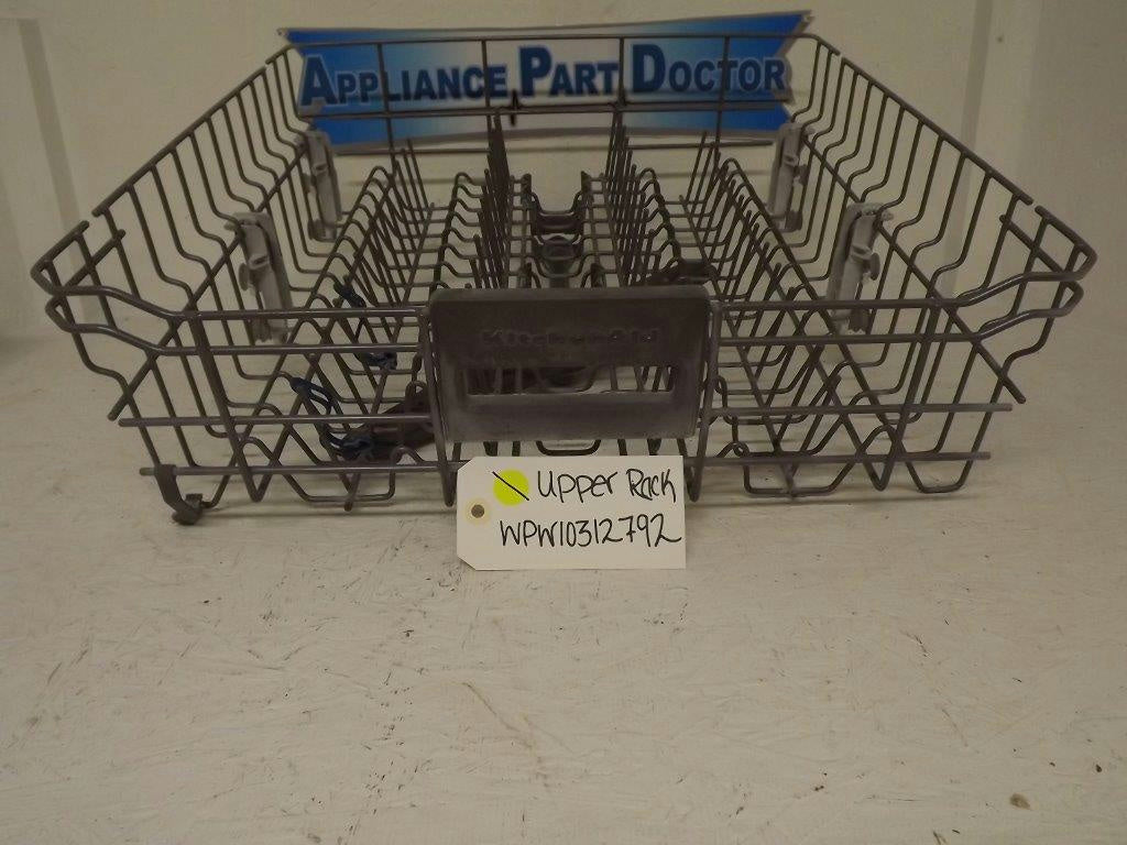KITCHENAID WHIRLPOOL DISHWASHER WPW10312792 W10312792  UPPER RACK USED
