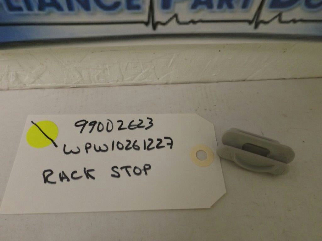 MAYTAG JENN AIR DISHWASHER 99002623 WPW10261227 W10261227  RACK STOP USED