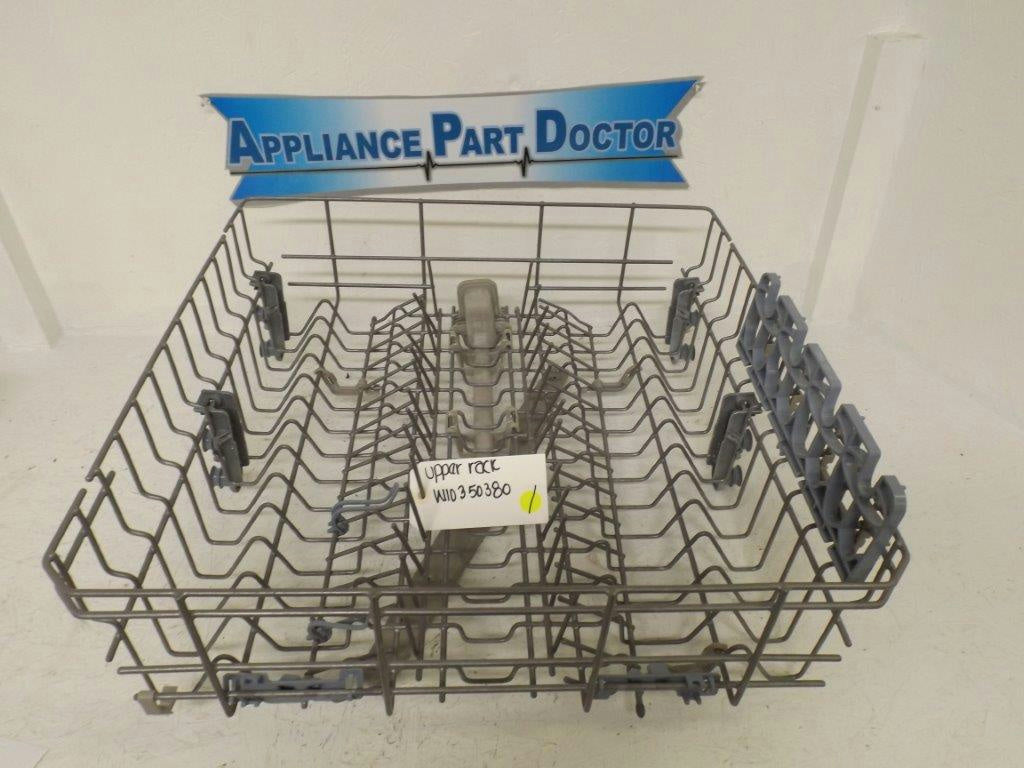 MAYTAG WHIRLPOOL DISHWASHER W10350380 UPPER RACK USED