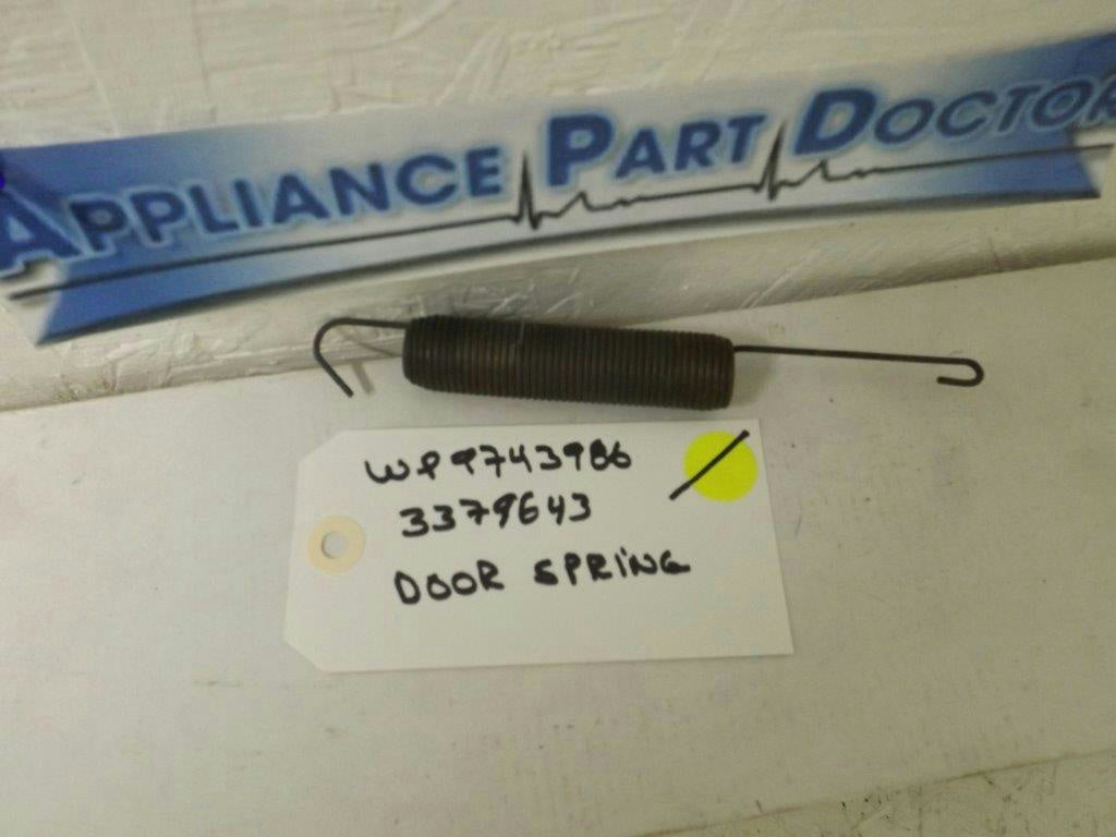 KITCHEN AID KENMORE DISHWASHER WP9743986 3379643 DOOR SPRING USED