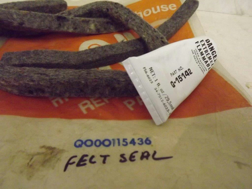 WESTINGHOUSE FRIGIDAIRE DRYER Q000115436 FELT SEAL NEW