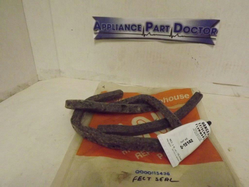 WESTINGHOUSE FRIGIDAIRE DRYER Q000115436 FELT SEAL NEW