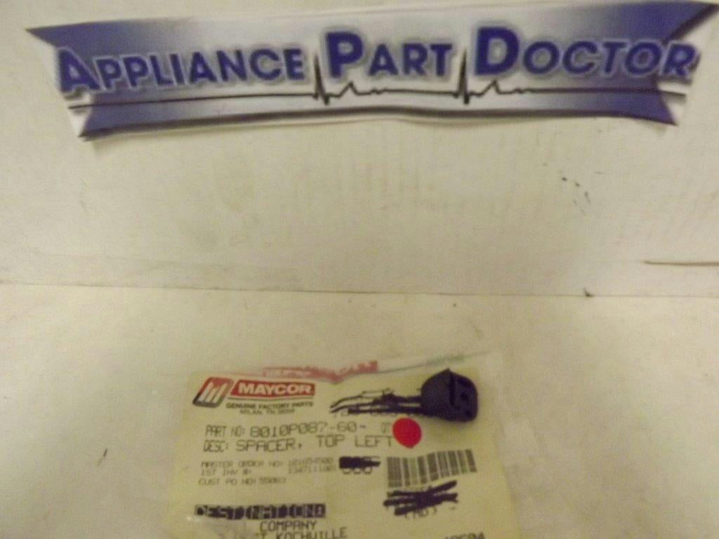 MAYTAG JENN-AIR STOVE 8010P087-60 TOP SPACER (LH) NEW
