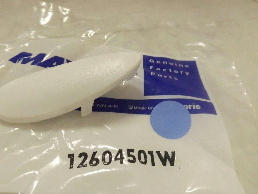 MAYTAG WHIRLPOOL REFRIGERATOR 12604501W HANDLE INSERT (WHT) NEW