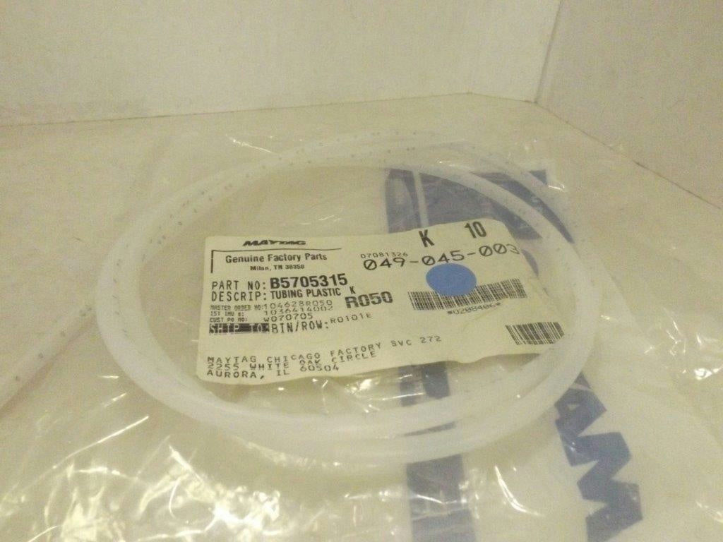 MAYTAG WHIRLPOOL REFRIGERATOR B5705315 PLASTIC TUBING NEW