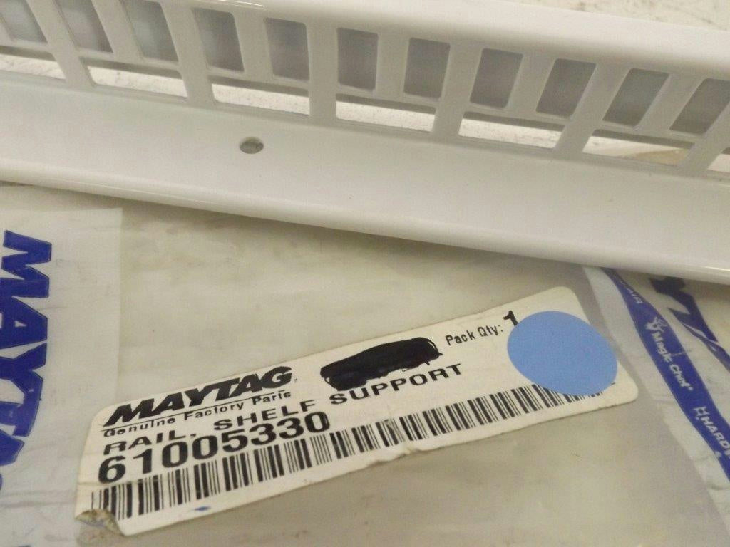 MAYTAG WHIRLPOOL REFRIGERATOR 61005330 SHELF RAIL SUPPORT NEW