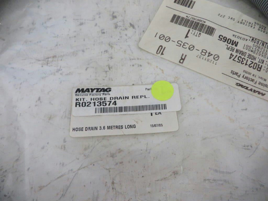 MAYTAG WHIRLPOOL DISHWASHER R0213574 DRAIN HOSE KIT NEW