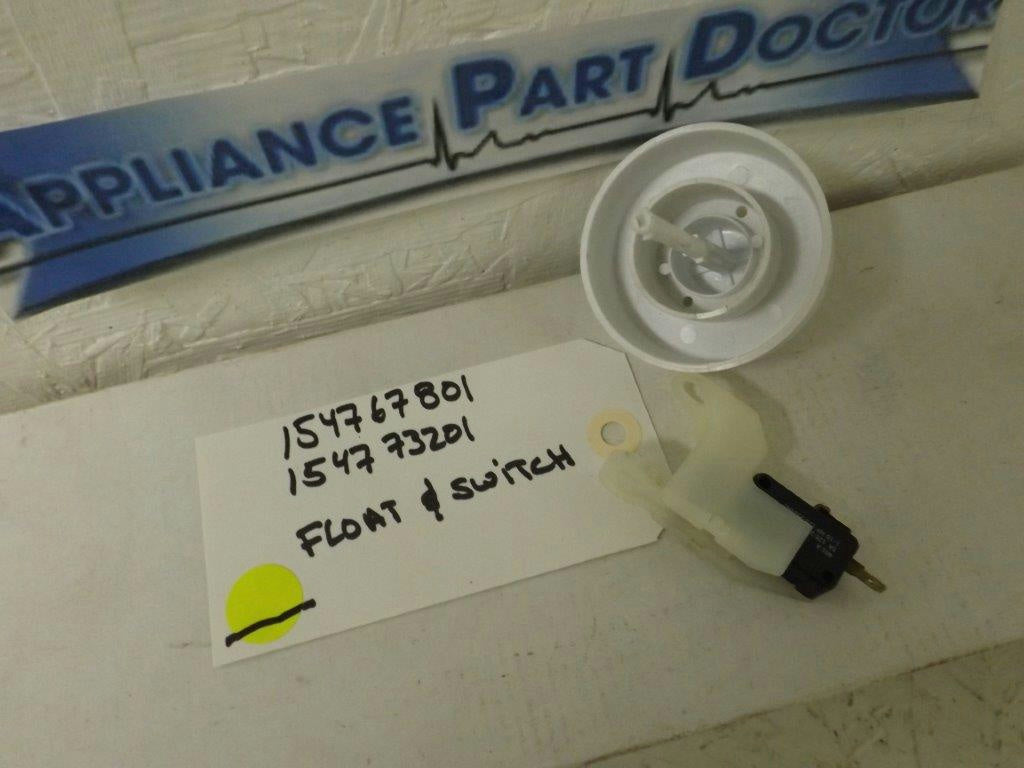 KENMORE FRIGIDAIRE DISHWASHER 154767801 154773201 FLOAT & SWITCH USED