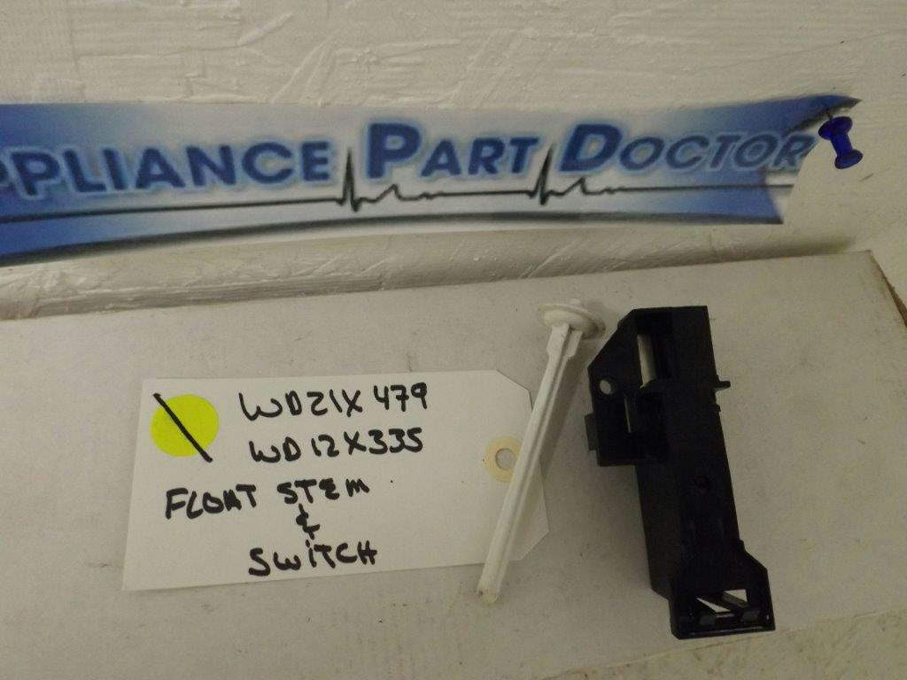 KENMORE GENERAL ELECTRIC DISHWASHER WD21X479 WD12X335 FLOAT STEM & SWITCH USED