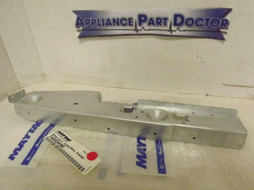 MAYTAG WHIRLPOOL STOVE 74003490 CONTROL PANEL BRACKET NEW