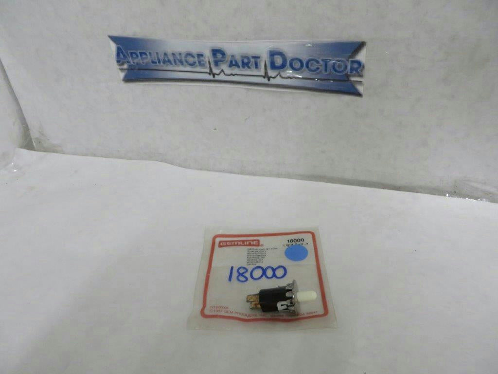GEMLINE REFRIGERATOR 18000 DOOR LIGHT SWITCH NEW