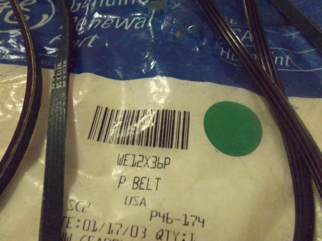 GENERAL ELECTRIC DRYER WE12X36P BELT NEW