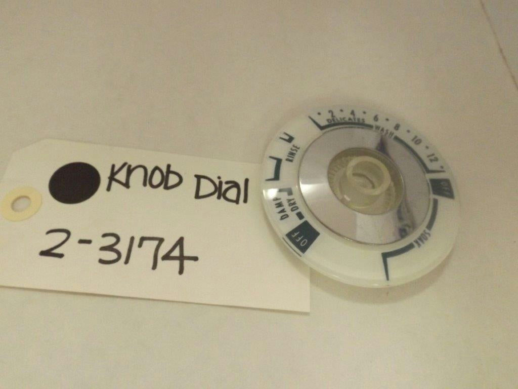 MAYTAG WHIRLPOOL WASHER 2-3174 KNOB DIAL NEW