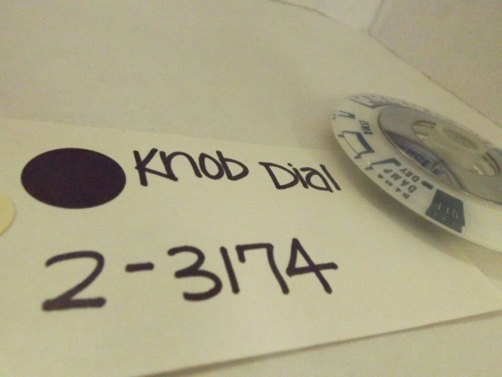 MAYTAG WHIRLPOOL WASHER 2-3174 KNOB DIAL NEW
