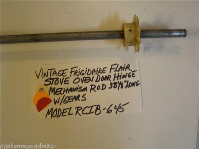 Model RCIB-645 Vintage Frigidaire Flair Oven Door Hinge Chain Mechanism Rod