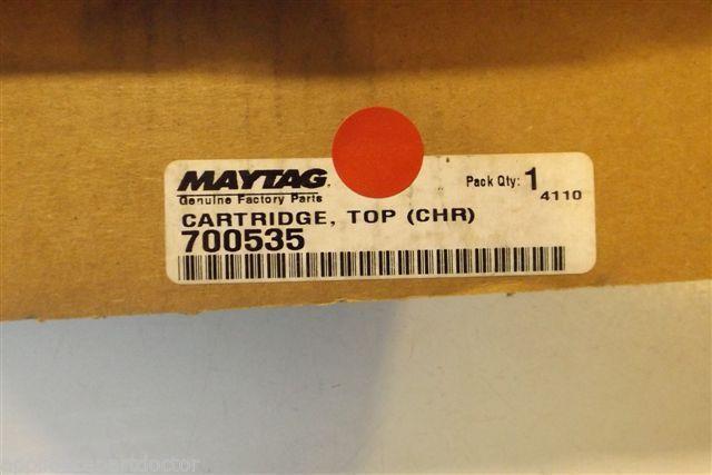 MAYTAG STOVE 700535 CARTRIDGE TOP CHR   NEW IN BOX