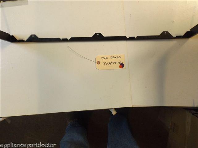 MAYTAG STOVE 7706P294-60 Frame, Door (blk) REPAINTED    USED