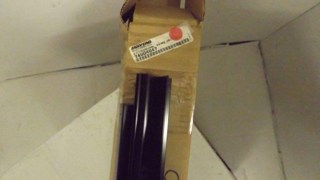 MAYTAG WHIRLPOOL STOVE 74004047 ESTRUSION VENT BLACK NEW