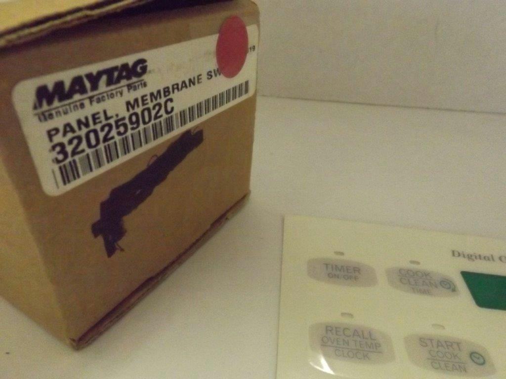 MAYTAG WHIRLPOOL STOVE 32025902C MEMBRANE SWITCH PANEL (BSQ) NEW