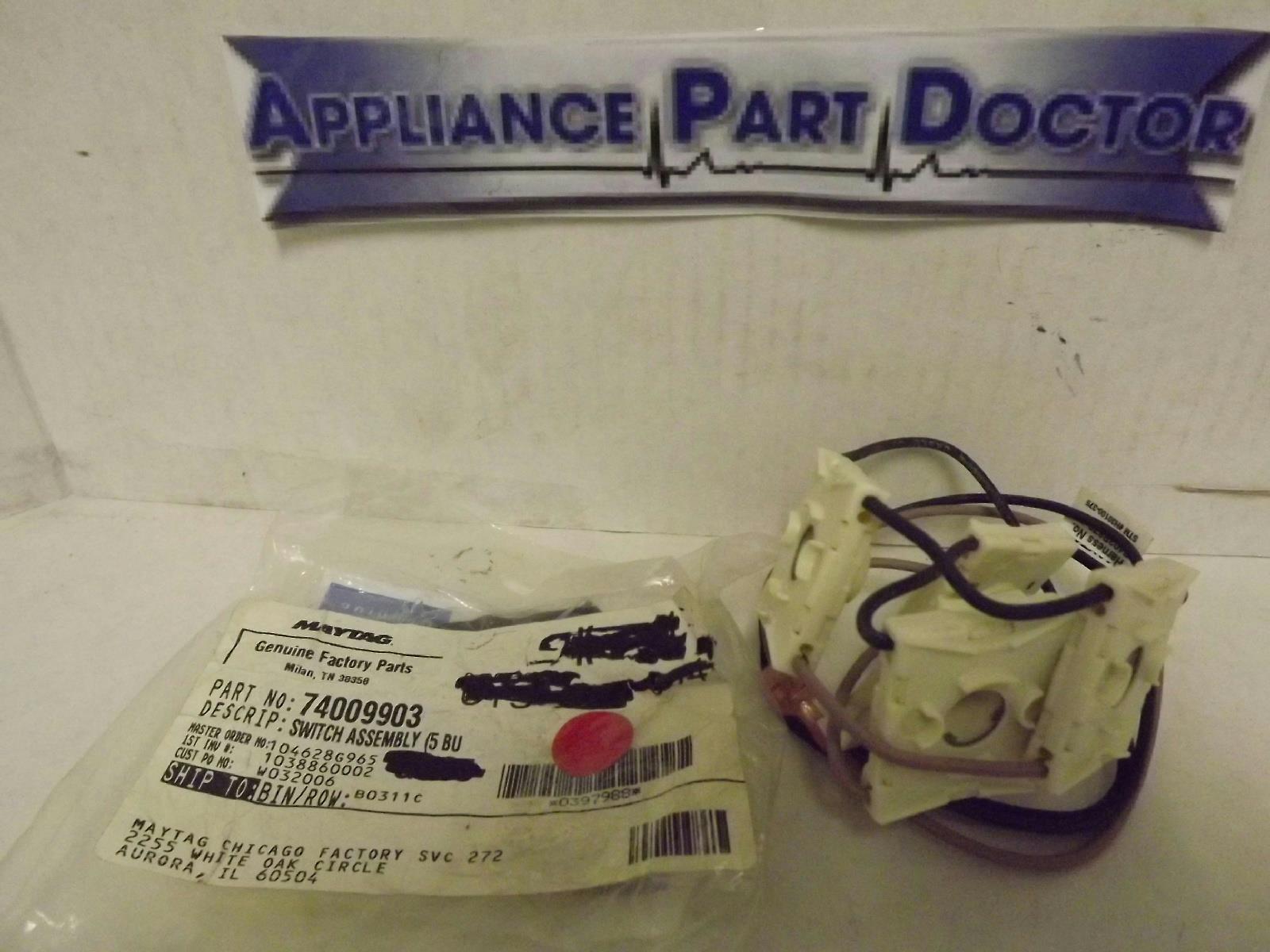 MAYTAG WHIRLPOOL STOVE 74009903 WIRE HARNESS SWITCH NEW