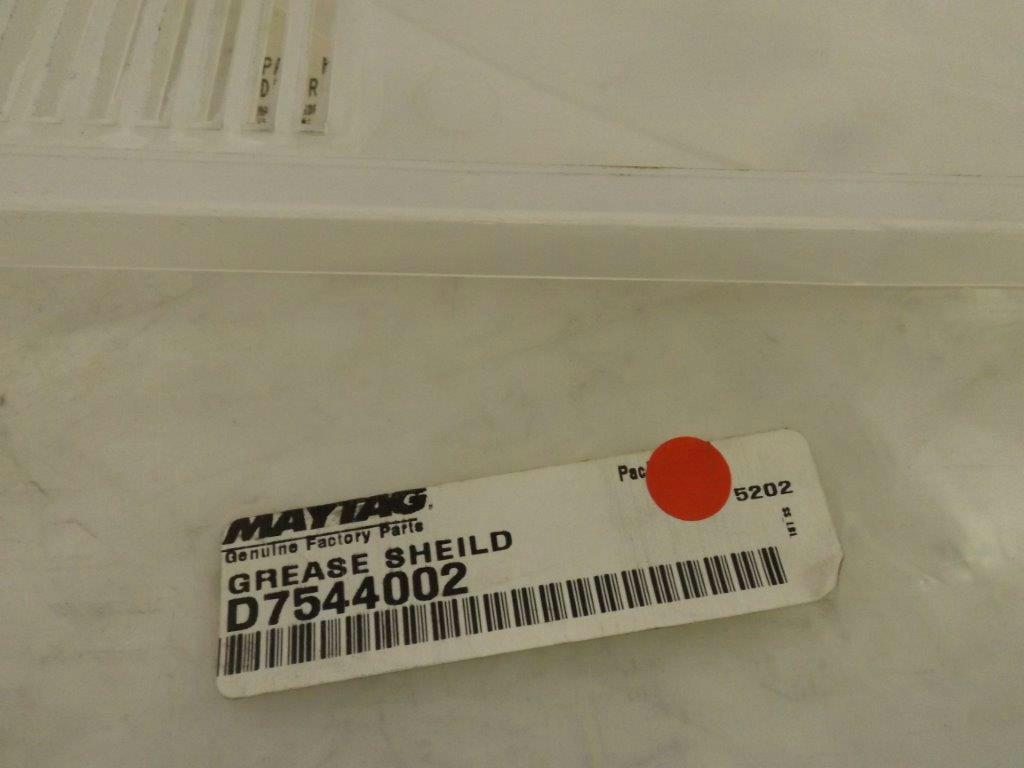 MAYTAG WHIRLPOOL STOVE D7544002 GREASE SHIELD NEW