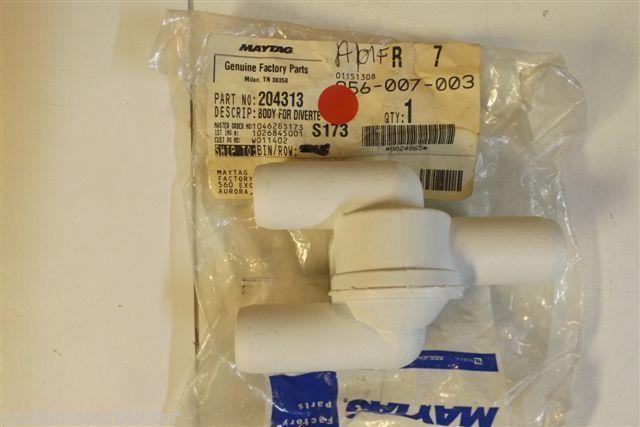 MAYTAG WASHER 204313 BODY FOR DIVERTE  NEW IN BOX