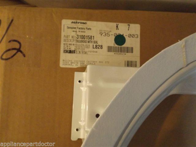 MAYTAG/ADMIRAL DRYER  31001581 Bulkhead With Seal NEW IN BOX