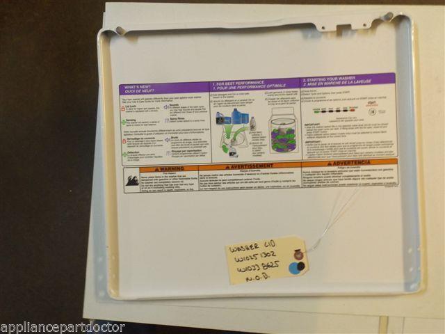KENMORE/WHIRLPOOL/MAYTAG/ROPER/AMANA/CROSLEY WASHER  W10251302 W10338625