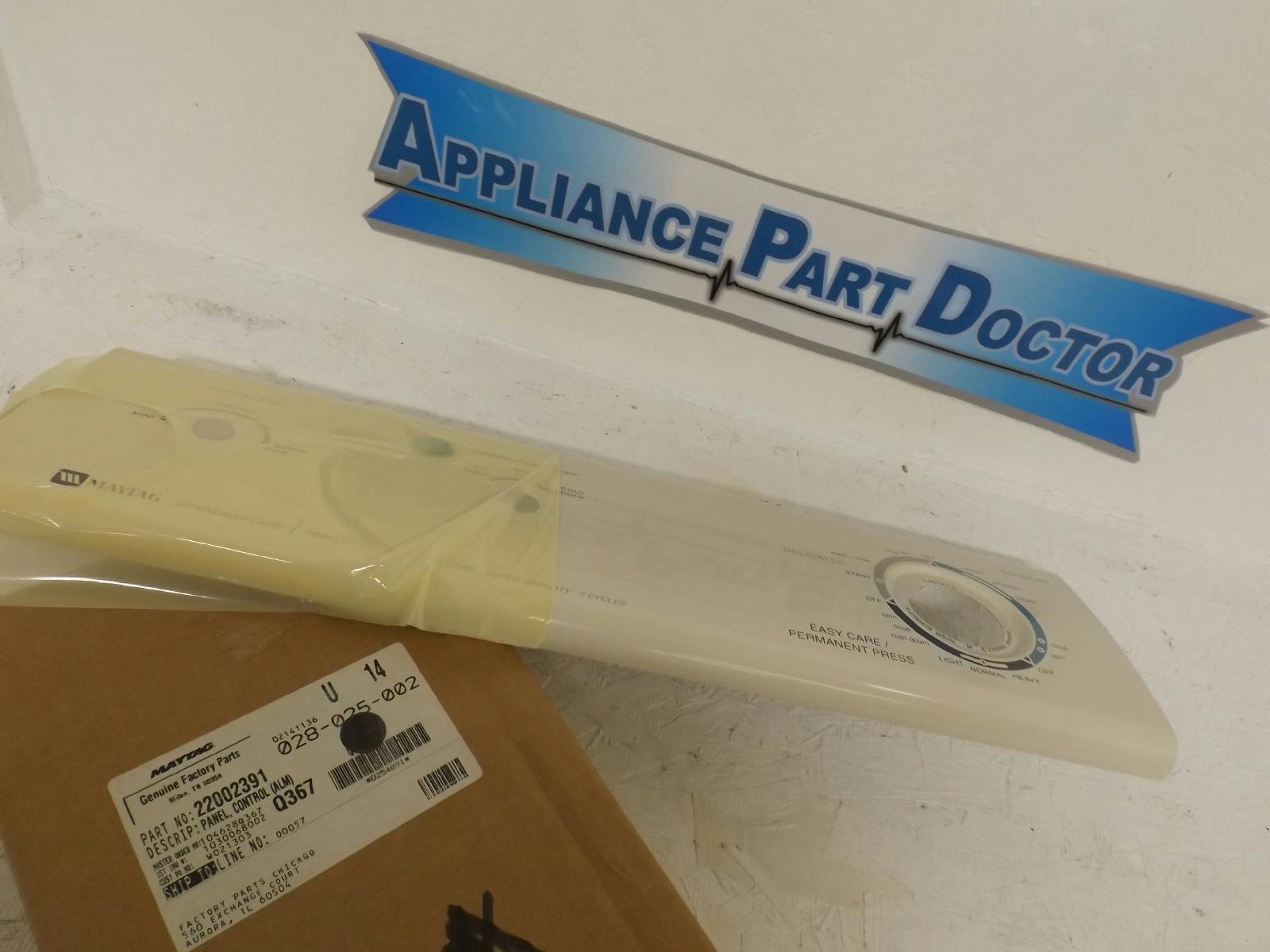 MAYTAG WHIRLPOOL WASHER 22002391 CONTROL PANEL (ALM) NEW