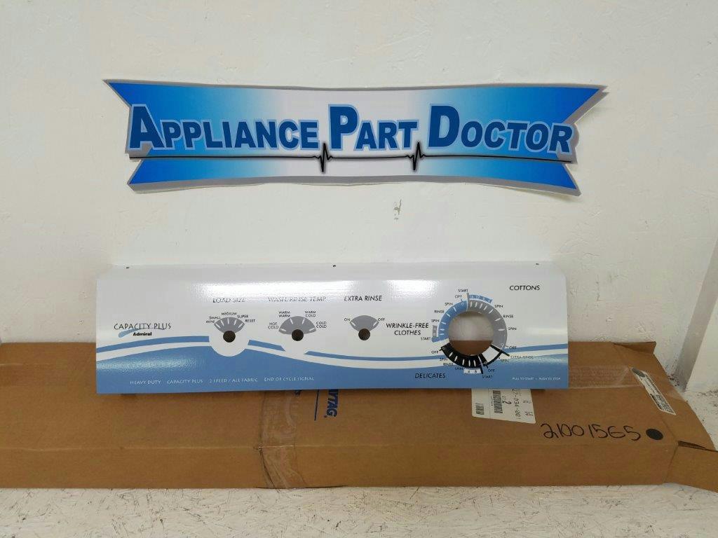 MAYTAG WHIRLPOOL WASHER 21001565 CONTROL PANEL (WHT) NEW