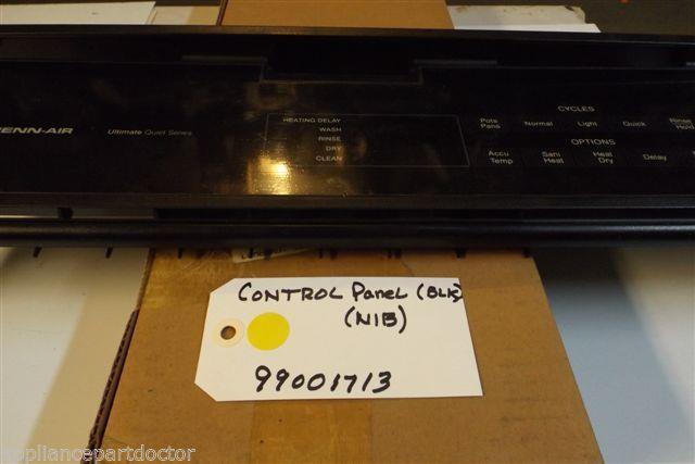 Jenn Air Dishwasher 99001713 Panel, Control (blk)  NEW IN BOX