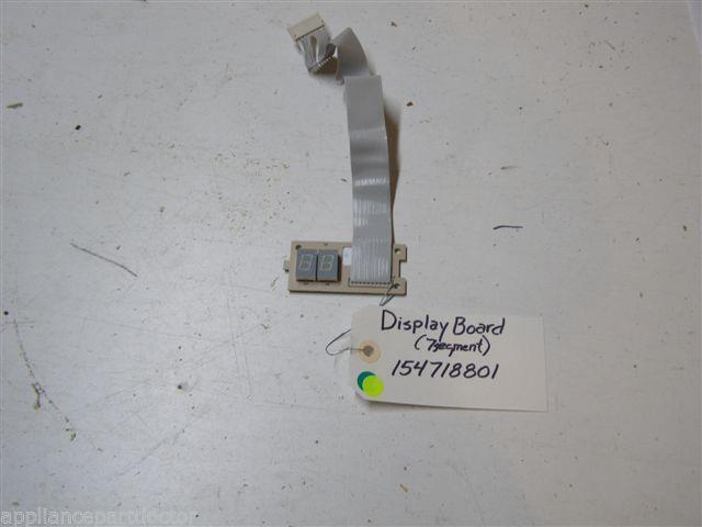 ELECTROLUX DISHWASHER 154718801 7 SEGMENT DISPLAY BOARD USED PART ASSEMBLY