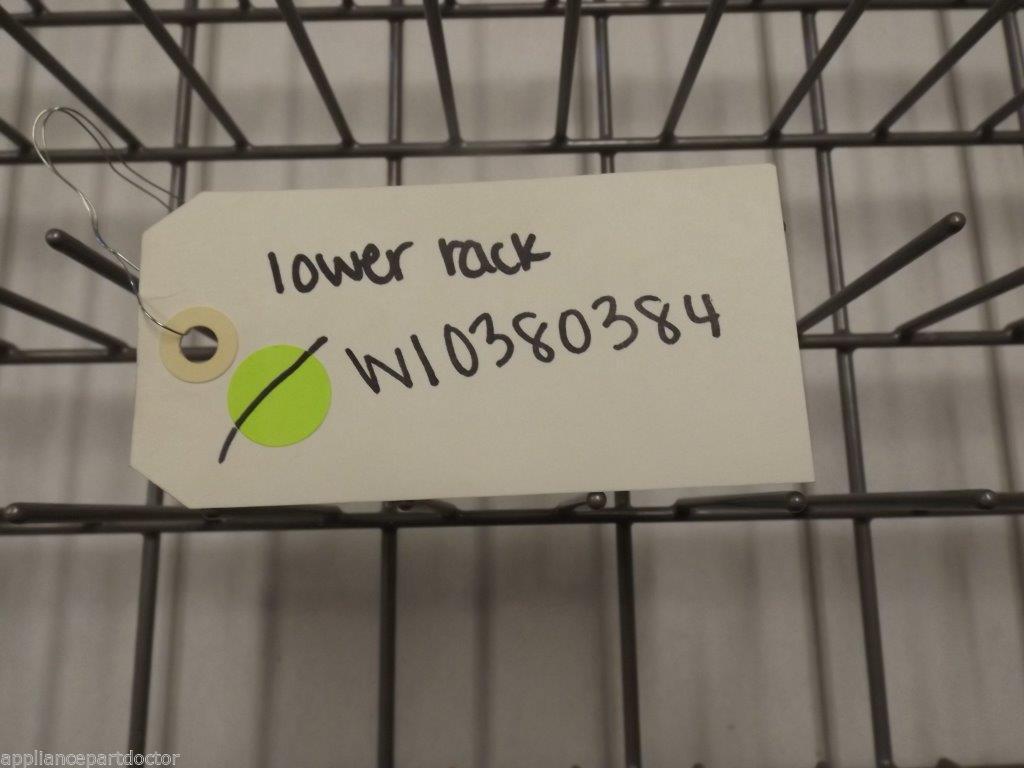 WHIRLPOOL DISHWASHER W10380384 LOWER RACK USED