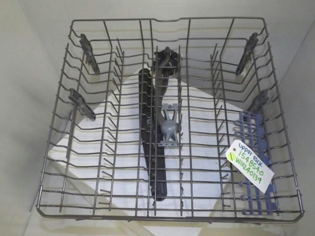 KENMORE  DISHWASHER 1548540 W10240139 UPPER RACK USED