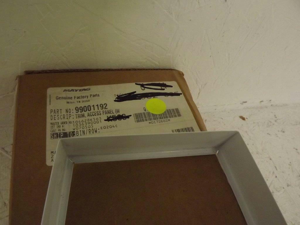 MAYTAG WHIRLPOOL DISHWASHER 99001192 ACCESS PANEL TRIM (WHT) NEW